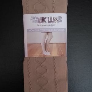 Muk Luks over the knee socks